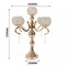 5 Arms Crystal Candelabra Votive Candle Holder Wedding Decor Table Centerpieces